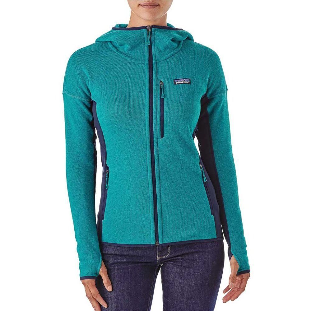 Patagonia Performance Better Hooded Sweater Fleece Lined Thumbholes Women Small